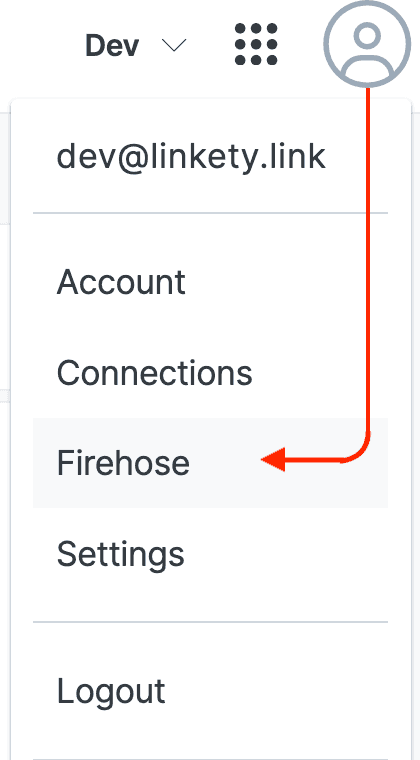 Select Firehose Settings
